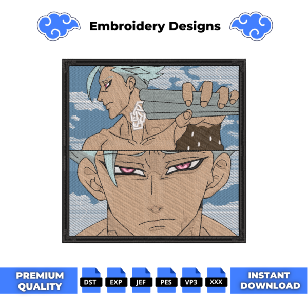 Ban Seven Deadly Sins Embroidery Design
