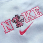 Bundle Stitch and Angel Swoosh Embroidery Design stitched by a customer