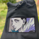 Chrollo Lucilfer Anime Embroidery Design stitched by a customer
