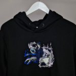 Chrollo Lucilfer HxH Embroidery Design stitched by a customer
