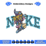 Dark Magician Girl Yu Gi Oh Embroidery Design