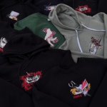 Deidara Hand Embroidery Design stitched by a customer