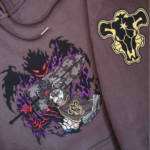 Demon Asta Embroidery Design stitched by a customer