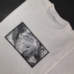 Denji Boxed Embroidery Design stitched by a customer