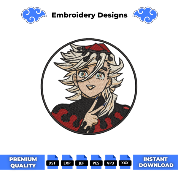 Doma Circle Embroidery Design