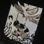 Fire Force Embroidery Design stitched by a customer