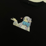 Frieren Anime Embroidery Design stitched by a customer
