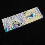 Gojo Blue Eyes Embroidery Design stitched by a customer