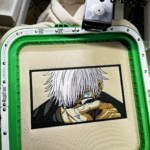 Gojo Satoru Boxed 2 Embroidery Design stitched by a customer