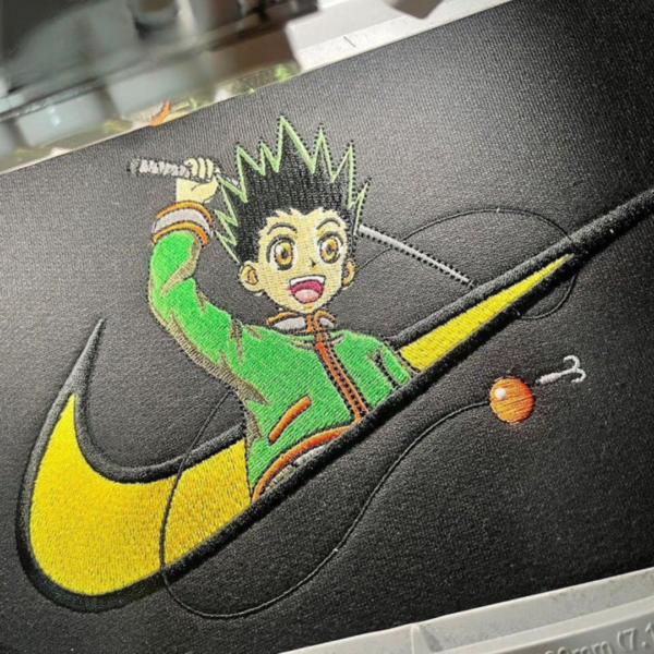 Gon Freecss Embroidery Design stitched by a customer