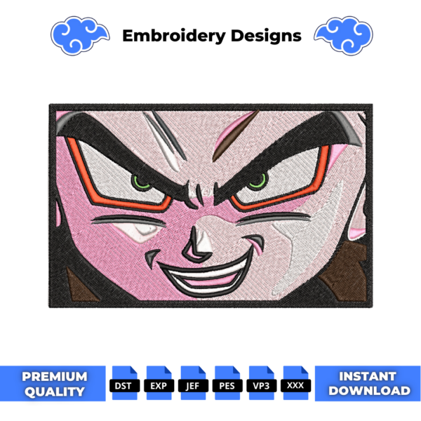 Gotenks Boxed Embroidery Design