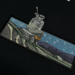 Guts Night Embroidery Design stitched by a customer