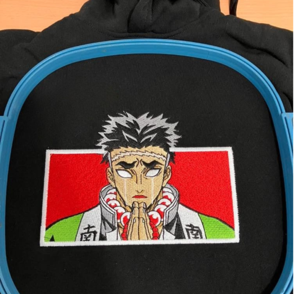 Gyomei Himejima Embroidery Design stitched by a customer