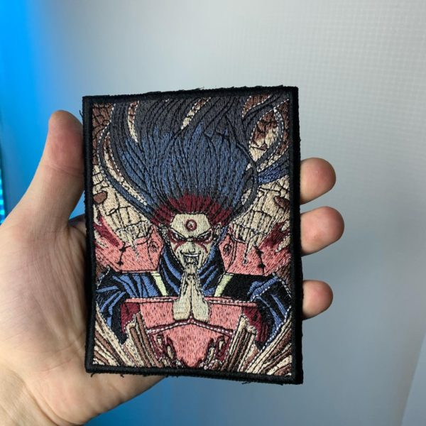 Hashirama Embroidery Design stitched by a customer