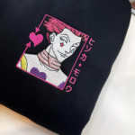 Hisoka Boxed Embroidery Design stitched by a customer