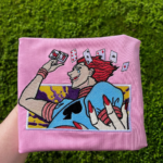 Hisoka HxH Embroidery Design stitched by a customer