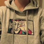 Hisoka Morow Anime Embroidery Design stitched by a customer