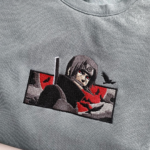 Itachi Embroidery Design stitched by a customer