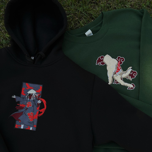 Itachi Uchiha Vertical Embroidery Design stitched by a customer