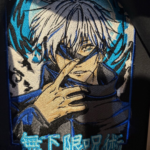 Jujutsu Kaisen Gojo Satoru Embroidery Design stitched by a customer
