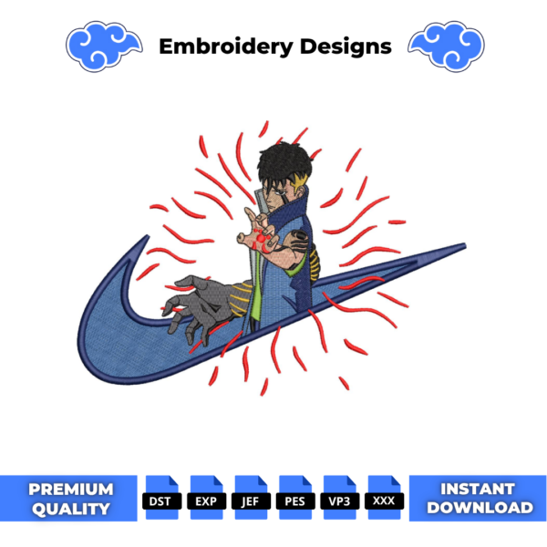Kawaki Embroidery Design