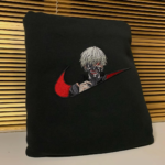 Ken Kaneki Embroidery Design stitched by a customer