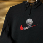 Ken Kaneki Embroidery Design stitched by a customer