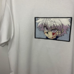 Killua Blood Embroidery Design stitched by a customer
