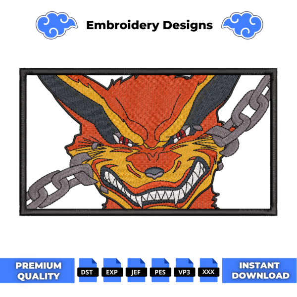 Kurama Boxed Embroidery Design