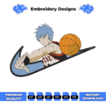 Kuroko Basket Embroidery Design