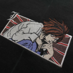 L Boxed Death Note Embroidery Design stitched by a customer