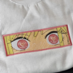 Marin Kitagawa Eyes Embroidery Design stitched by a customer