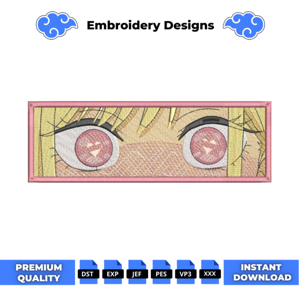 Marin Kitagawa Eyes Embroidery Design