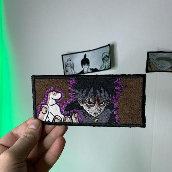 Mob Psycho 100 Anime Embroidery Design stitched by a customer