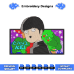 Mob Psycho 100 Boxed Embroidery Design