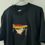Monkey D Luffy Embroidery Design stitched by a customer