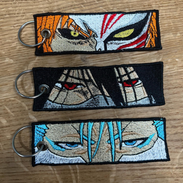 Mugetsu Eyes Embroidery Design stitched by a customer