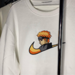 Naruto Pain Swoosh Anime Embroidery Design stitched by a customer