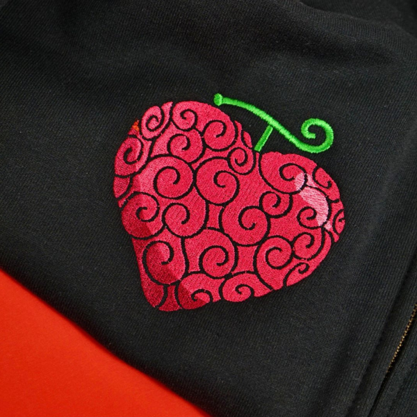 Ope Ope No Mi Embroidery Design stitched by a customer