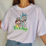 Rick and Morty and Logo Embroidery Design stitched by a customer