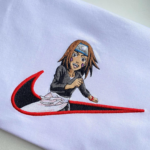 Rin Naruto Swoosh Embroidery Design stitched by a customer