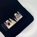 Sasuke Eyes Embroidery Design stitched by a customer