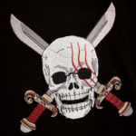 Shanks Logo Embroidery Design stitched by a customer