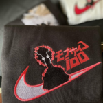 Shigeo Kageyama Swoosh Embroidery Design stitched by a customer