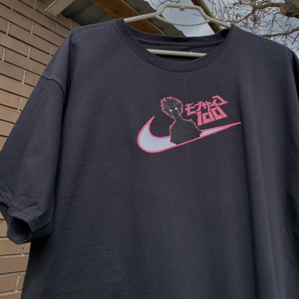 Shigeo Kageyama Swoosh Embroidery Design stitched by a customer