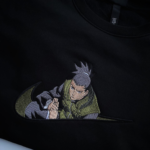 Shikamaru Embroidery Design stitched by a customer