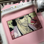 Shunsui Kyōraku Embroidery Design stitched by a customer
