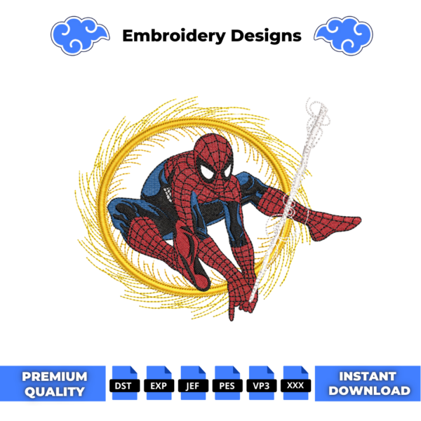Spiderman Dr Strange Embroidery Design
