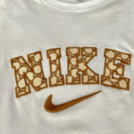 Swoosh Gucci Embroidery Design stitched by a customer
