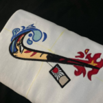 Tanjiro Demon Slayer Embroidery Design stitched by a customer
